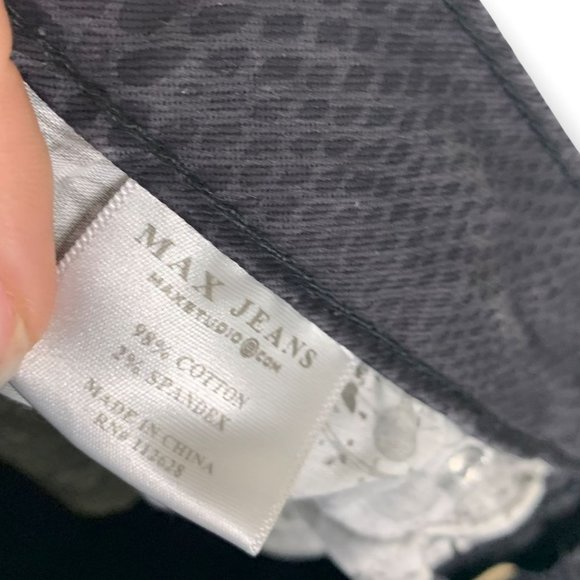 Max Jeans Snake Print Skinny Jeans Size 6 - Picture 3 of 8